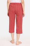 Rosaline Rural Charm Knit Cotton Capri (Pack of 2) - Red Blue — thumbnail 9